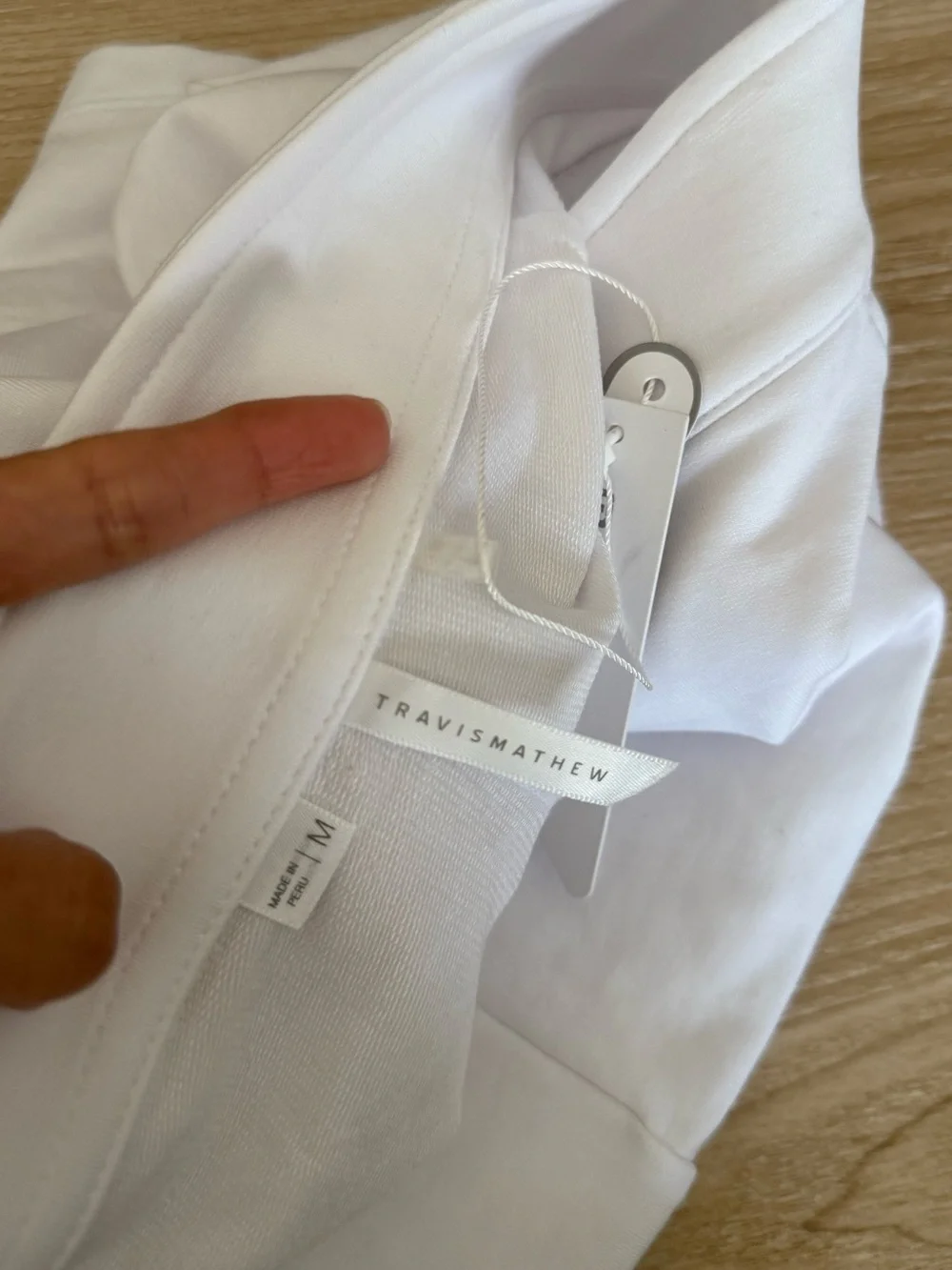 Travis Mathew Medium NEW Cloud Terry Short White Lounge Comfy Minimal